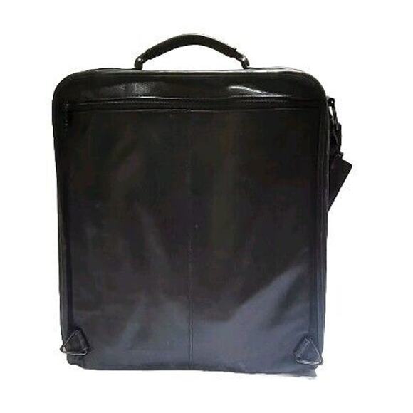 TUMI Leather Briefcase Backpack Laptop Travel Bag 16x13 Office Organizer Tote - Picture 2 of 16